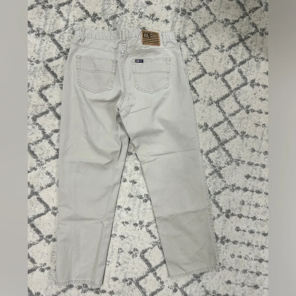Polo Ralph Lauren Tan Khaki Gray Jeans Size 12